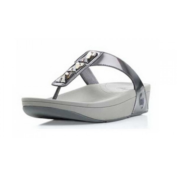 Fitflop Chic Pietra Pewter For Women