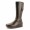 Fitflop Leather Hooper Boot Tall Chocolate For Women
