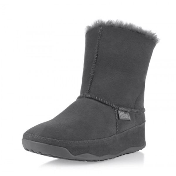 Fitflop Mukluk Shoot Boots Grey For Women