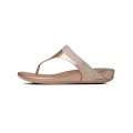 Fitflop Banda Micro-Crystal Toe-Post Leather Gold For Women