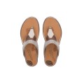 Fitflop Banda Micro-Crystal Toe-Post Leather Gold For Women