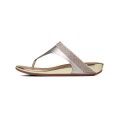 Fitflop Banda Micro-Crystal Toe-Post Leather Pale Gold For Women