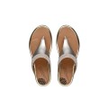 Fitflop Banda Micro-Crystal Toe-Post Leather Pale Gold For Women