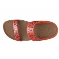Fitflop Novy Slide In Suede Flame For Women