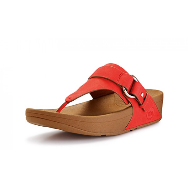 Popular Fitflop Via Sandals Orange Red For Women