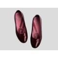 Fitflop Due Leather Bright Wine Red For Women