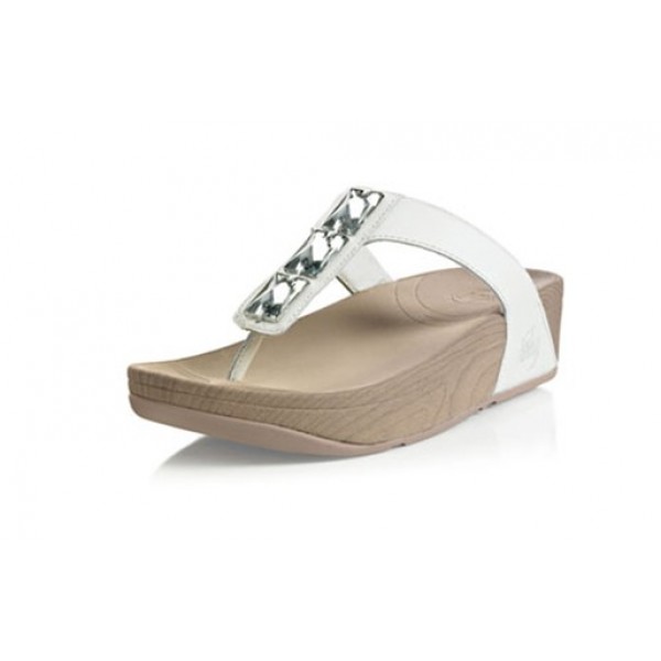 Fitflop Dress Fit Well Sandals White For Women